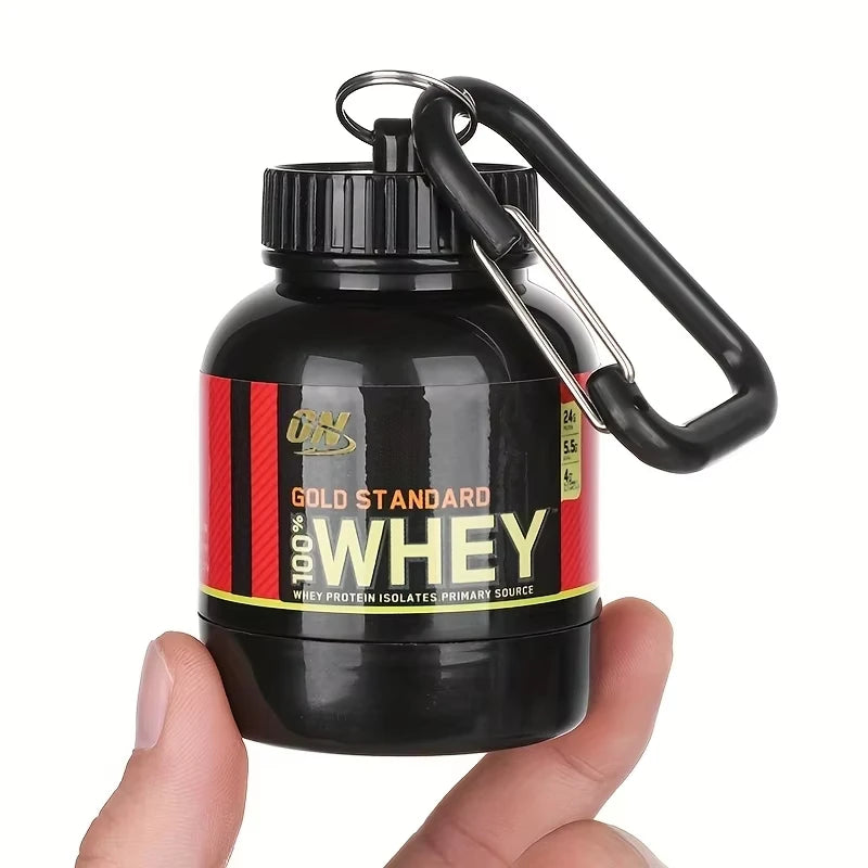 Verwendbare mini Whey Protein Schlüsselanhänger