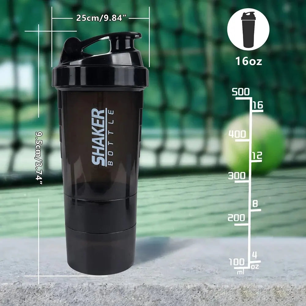 3 Fächer Protein Shaker