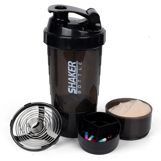 3 Fächer Protein Shaker