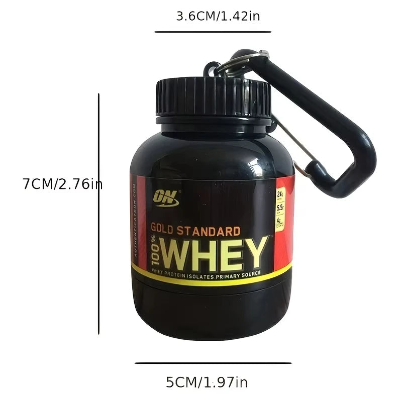 Verwendbare mini Whey Protein Schlüsselanhänger